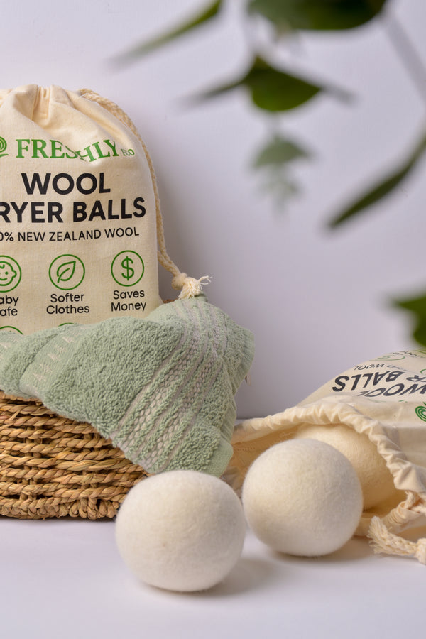 1. Choose the number of wool dryer balls based on your load size